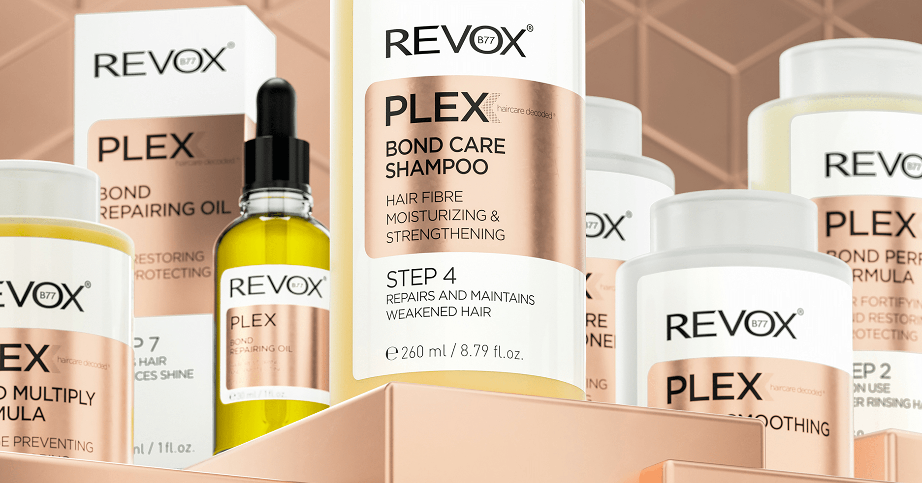 Kľúč k efektívnej starostlivosti o vlasy rozšifrovaný značkou REVOX PLEX!