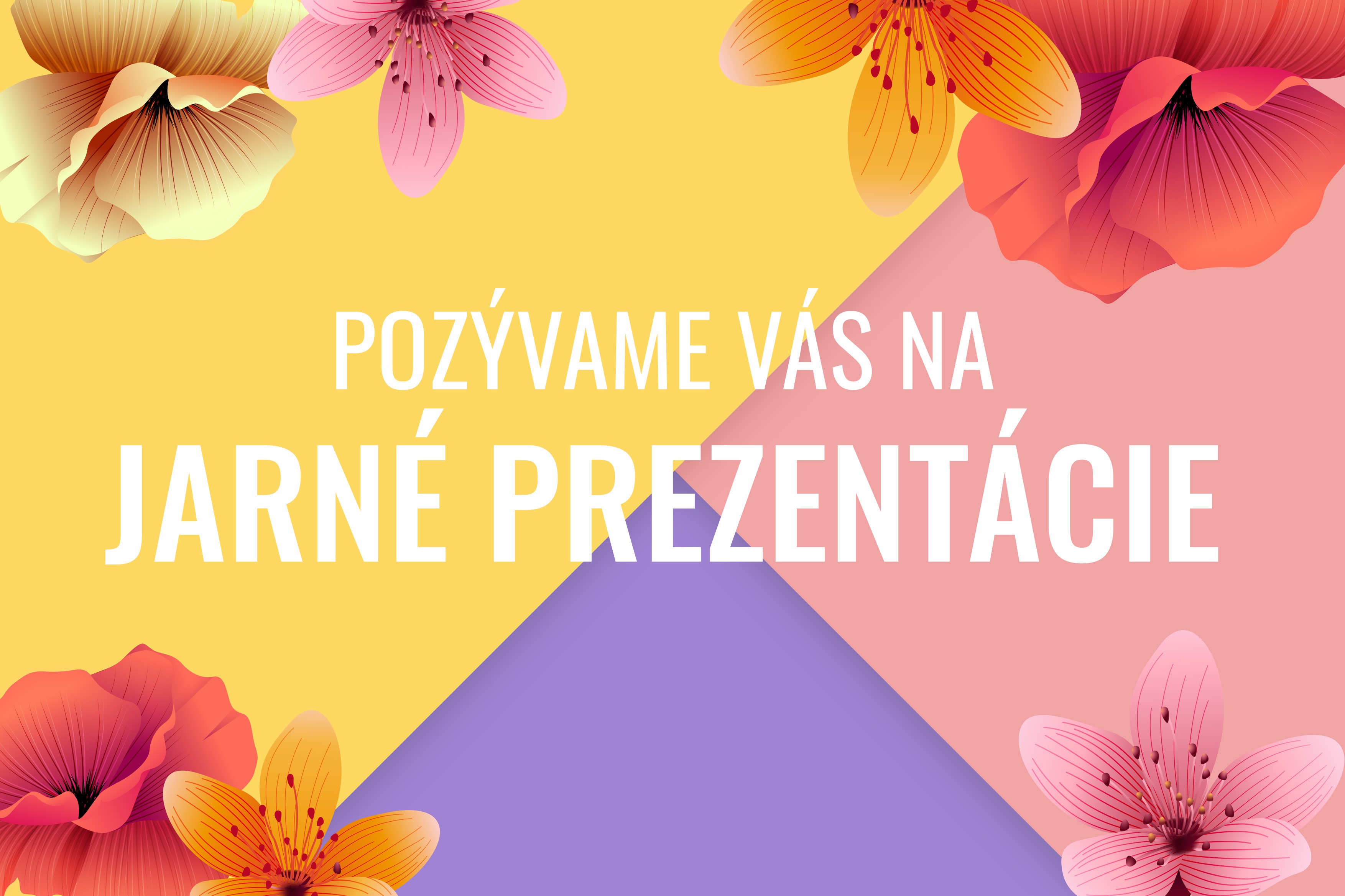 Jarné prezentácie 2019